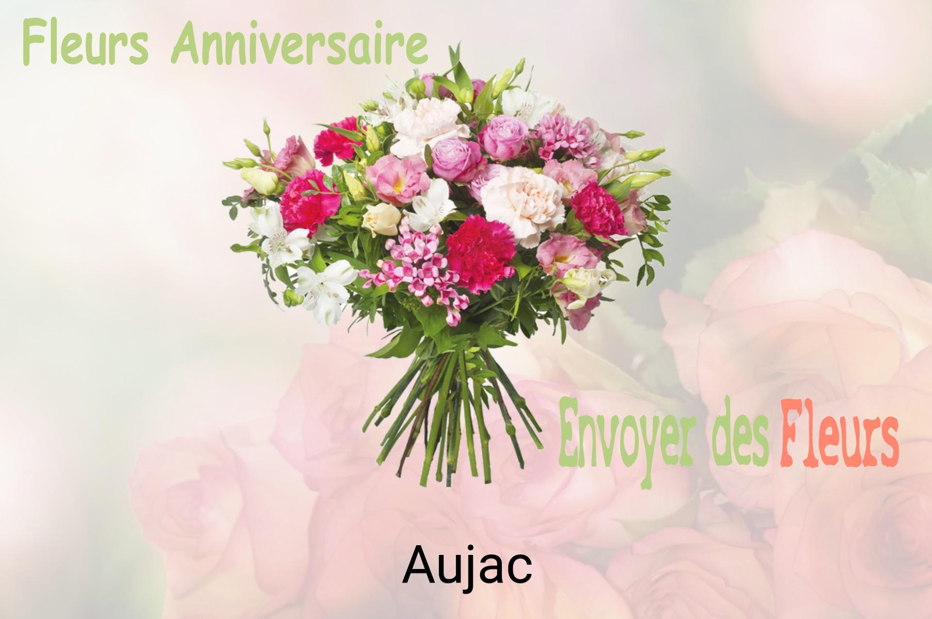 Bouquet de fleurs d’anniversaire livré à Aujac